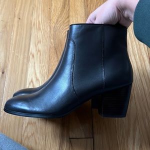 Brown leather jjill heeled booties - New - 8.5m